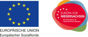 Logo der Europäischen Union und Förderung Niedersachsen